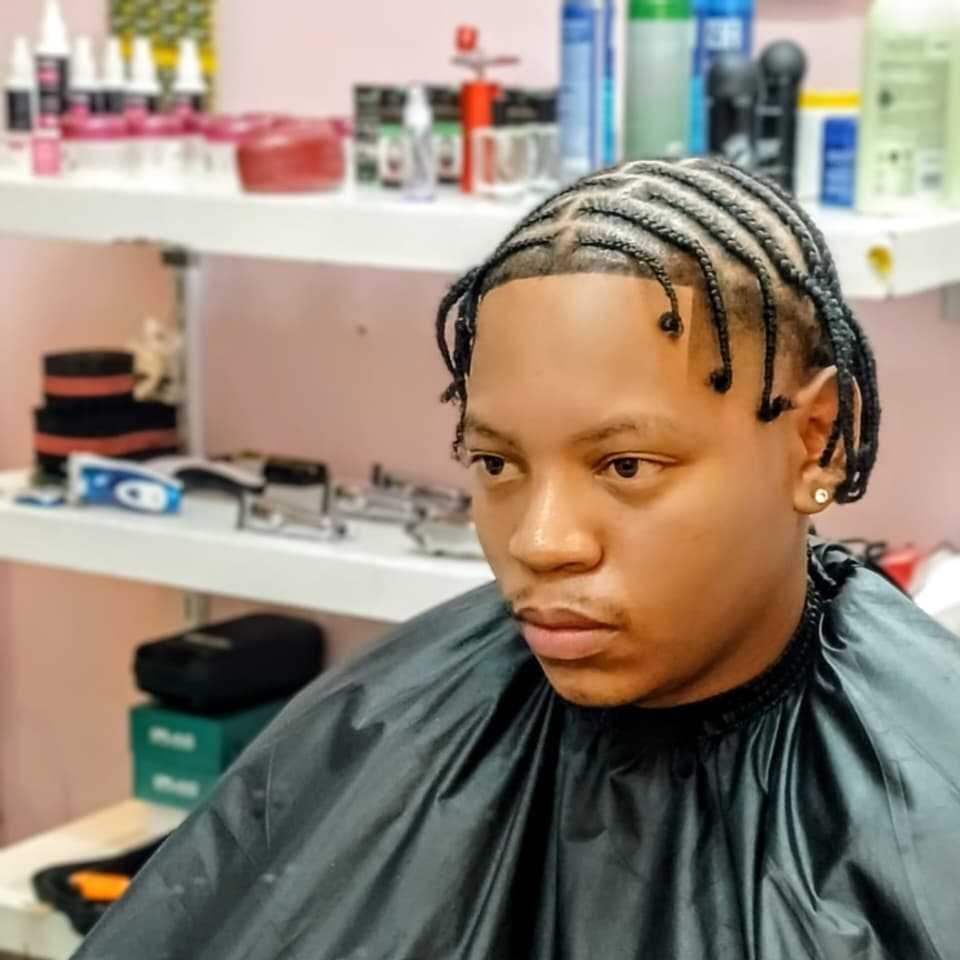 Males Braids + Haircut